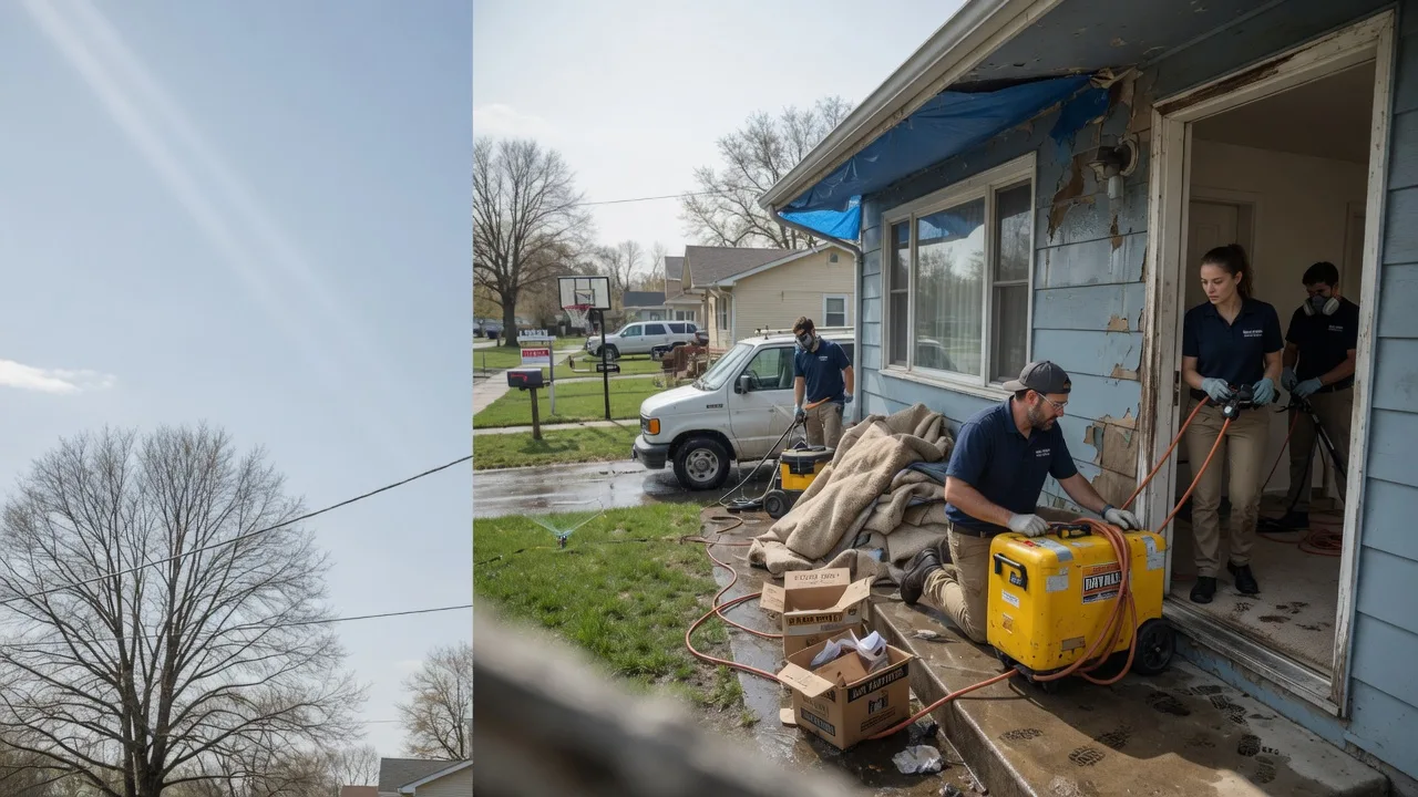 Basement Flood Cleanup in Hometown, IL near me